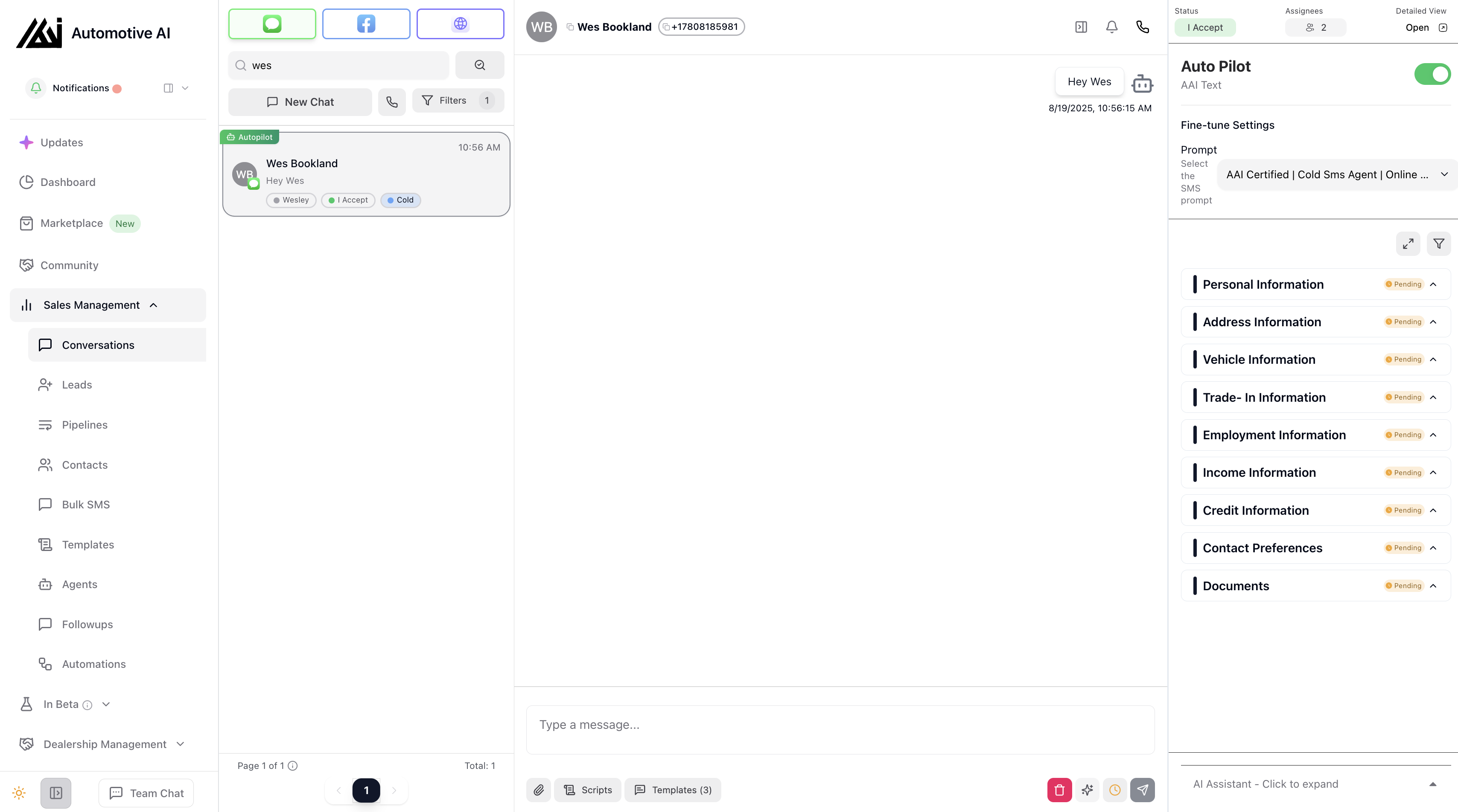 Conversation Overview
