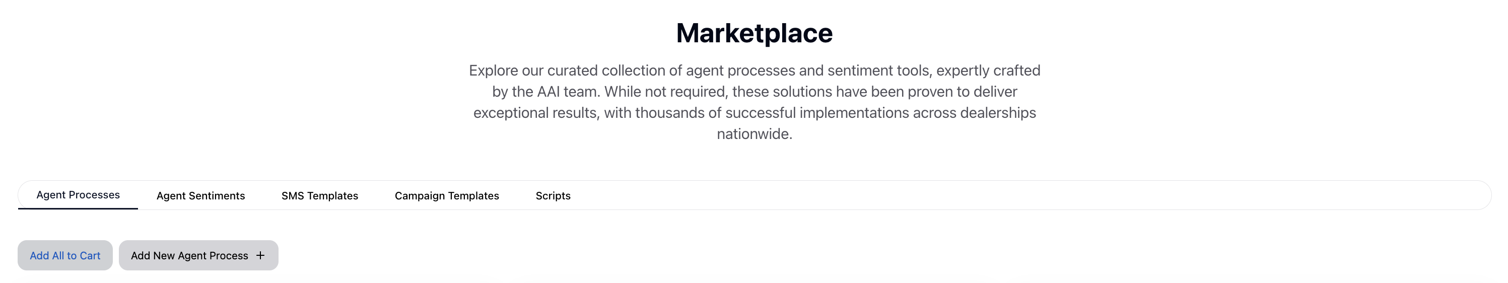 Marketplace Overview